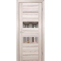 PSK-6 nanotex, ривьера крен-экрю ДП1900х550 стекло зеркало светлое