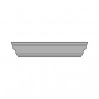 Карниз МДФ nanotex бруно к полотну 700 /900х65х50 Т