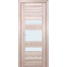 PSK-5 nanotex, ривьера крен-экрю 600*1900 стекло Белый лакобель