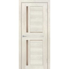 ТЕХНО-804 nanotex, бьянко 800*2000 стекло бронза сатинат, белый лакобель