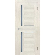 ТЕХНО-804 nanotex, бьянко 800*2000 стекло графит сатинат, белый лакобель