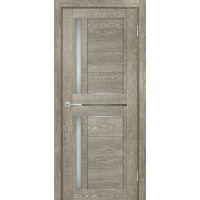 ТЕХНО-804 nanotex, гриджио 800*2000 стекло белый сатинат, черный лакобель
