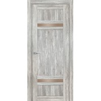 PSL- 5 nanotex, сан-ремо серый 900*2000 стекло сатинат бронза