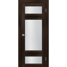 PSL- 6 nanotex, сан-ремо шоколад 900*2000 стекло сатинат белый