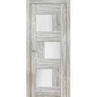 PSL-13 nanotex, сан-ремо серый 700*2000 стекло сатинат белый