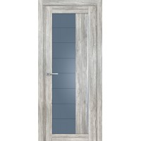 PSL-41 nanotex, сан-ремо серый 700*2000 стекло сатинат графит