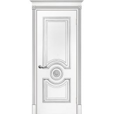 Smalta-18 ДГ 700*2000 Ral9003 Белый, патина серебро ИД