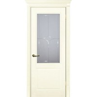 Smalta-15 ДО 900*2000 Ral1013 Слоновая кость, ст.матовое с гравировкой Л