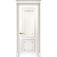 Smalta-14 ДГ 550*1900 Ral9003 Белый, патина шампань ИД