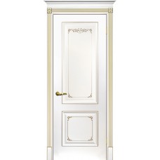 Smalta-14 ДГ 550*1900 Ral 9003 Белый, патина золото ИД