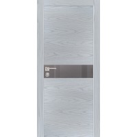 PX-13 PP дуб скай серый, 900*2000 стекло серый лакобель врезка под петли и замок AGB, 2отв.