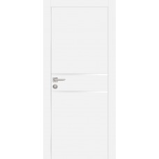 PX-18 PP белый, 900*2000 стекло белоснежный лакобель врезка под петли и замок AGB