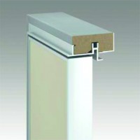 Комплект скрытого короба P ABS-INVISIBLE, с уплотнителем, врезка под 2 петли /комп.2,5шт/