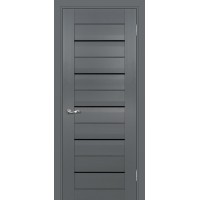 PSC-48 PP, графит 600*2000 стекло черный лакобель,глянцевый молдинг