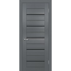 PSC-48 PP, графит 900*2000 стекло черный лакобель,глянцевый молдинг