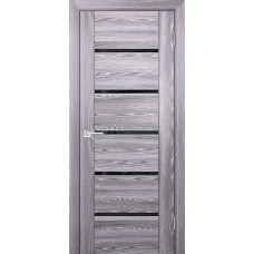 PSK-7 nanotex, ривьера грей 900*2000 стекло черный лакобель