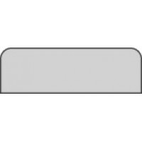 Притворная планка эмаль, Светло серый Ral9018, 30*8*2070 /Д/