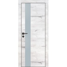 PX-10 PP дуб арктик, 800*2000 лунный мателак врезка под петли и замок AGB черная кромка с 4-х ст