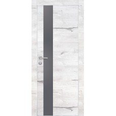 PX-10 PP дуб арктик, 900*2000 серый мателак врезка под петли и замок AGB Al-кромка с 4-х ст