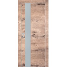 PX-10 PP дуб пацифик, 700*2000 лунный мателак врезка под петли и замок AGB Al-кромка с 4-х ст