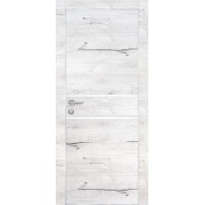 PX-18 PP дуб арктик, 550*1900 белый мателак врезка под петли и замок AGB Al-кромка с 4-х ст
