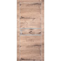 PX-18 PP дуб пацифик, 550*1900 лунный мателак врезка под петли и замок AGB Al-кромка с 4-х ст
