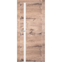 PX-8 PP дуб пацифик, 550*1900 белый мателак врезка под петли и замок AGB Al-кромка с 4-х ст