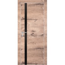 PX-8 PP дуб пацифик, 550*1900 черный мателак врезка под петли и замок AGB Al-кромка с 4-х ст