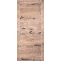 PX-1 PP дуб пацифик, 550*1900 врезка под петли и замок AGB Al-кромка с 4-х сторон
