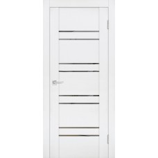 PST-1 soft-touch, белый бархат 800*2000 стекло зеркало тонированное