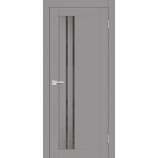 PST-10 soft-touch, серый бархат 900*2000 стекло серый лакобель