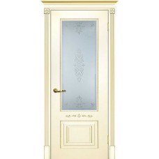 Smalta-04 ДО 800*2000 Ral1013 Слоновая кость, патина золото, сатинат УФ печать ИД