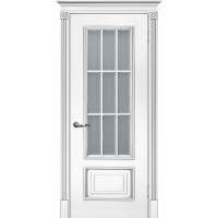 Smalta-08 ДО 700*2000 Ral9003 Белый, патина серебро, сатинат УФ печать ИД