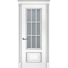 Smalta-08 ДО 800*2000 Ral9003 Белый, патина серебро, сатинат УФ печать ИД