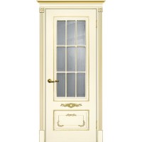 Smalta-09 ДО 600*2000 Ral1013 Слоновая кость, патина золото, сатинат УФ печать ИД