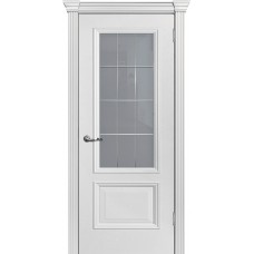 Smalta-Sharm 02 эмаль, 600*2000 Ral9010, ст.Премиум светлое, гравировка рис.Решетка