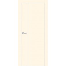 PX-20 PP магнолия, 800*2000 Al-молдинг врезка под петли и замок AGB Al-кромка с 4-х сторон