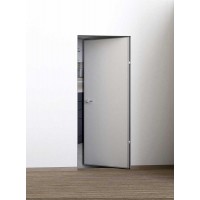 PX-0 Invisible REVERS под покраску 800*2100, кромка AL с 4-х ст врез.под 2 петли KronaK и замок ЛВ