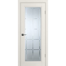 PSU-35 РР зефир ДО800*2000 стекло сатинат худ.гравировка