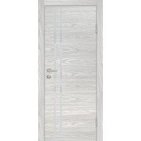 P-11 NEW PP дуб скай бежевый, 800*2000 стекло лунный лакобель