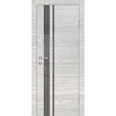 P-16 NEW PP дуб скай бежевый, 800*2000 стекло серый лакобель