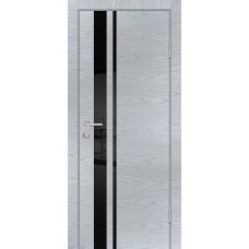 P-16 NEW PP дуб скай серый, 600*2000 стекло черный лакобель