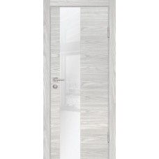 P-6 NEW PP дуб скай бежевый, 600*2000 стекло белоснежный лакобель