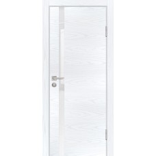 P-8 NEW PP дуб скай белый, 700*2000 стекло белоснежный лакобель