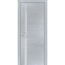 P-8 NEW PP дуб скай серый, 900*2000 стекло лунный лакобель