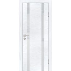 P-9 NEW PP дуб скай белый, 700*2000 стекло лунный лакобель