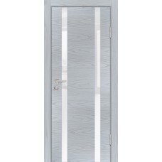 P-9 NEW PP дуб скай серый, 600*2000 стекло белоснежный лакобель