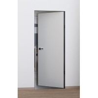 PX-0 Invisible REVERS под покраску 700*2300, кромка Черная с 4-х ст. 3 пет.KronaK и замок ЛВ
