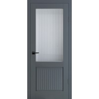 PSС-57 РР графит ДО 700*2000 стекло Moru Optiwhite