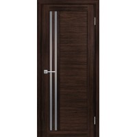 Лайт-13 1 nanotex, сан-ремо шоколад 800*2000 стекло белый сатинат